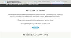 Desktop Screenshot of lastentautientutkimussaatio.fi